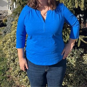 boden blue v-neck